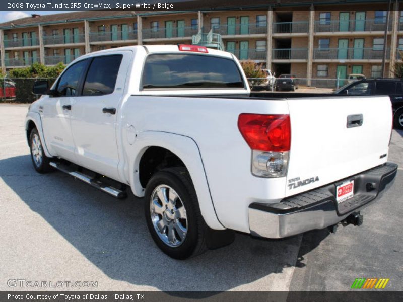Super White / Beige 2008 Toyota Tundra SR5 CrewMax