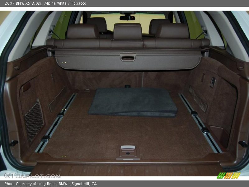 Alpine White / Tobacco 2007 BMW X5 3.0si