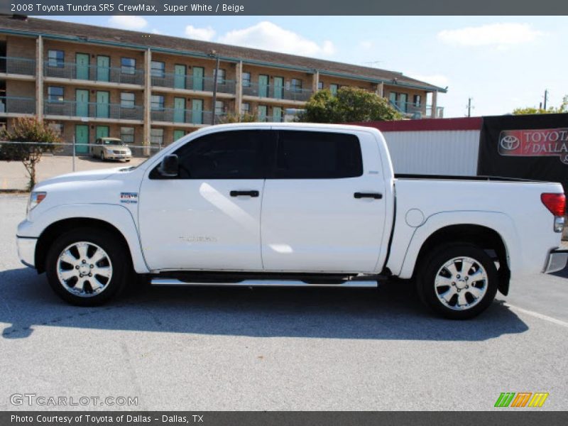 Super White / Beige 2008 Toyota Tundra SR5 CrewMax