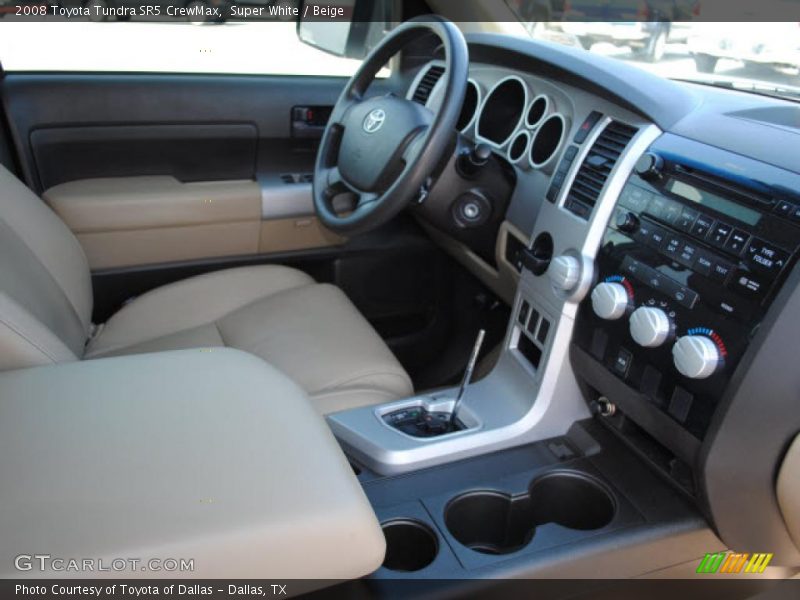 Super White / Beige 2008 Toyota Tundra SR5 CrewMax