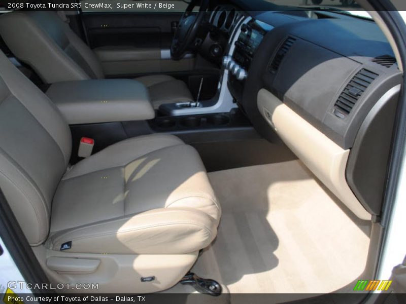Super White / Beige 2008 Toyota Tundra SR5 CrewMax