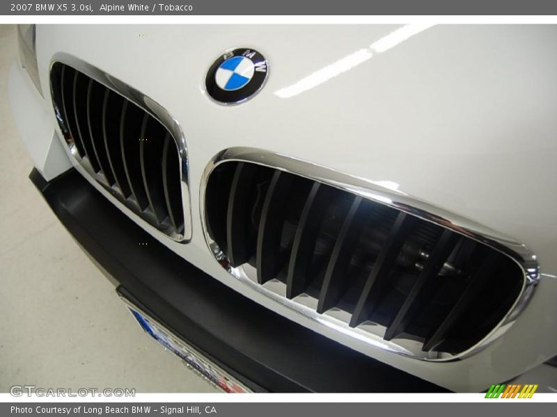 Alpine White / Tobacco 2007 BMW X5 3.0si