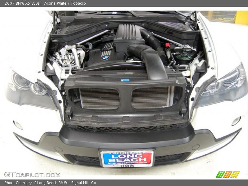 Alpine White / Tobacco 2007 BMW X5 3.0si