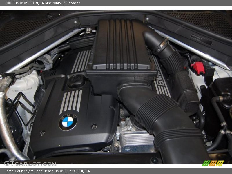 Alpine White / Tobacco 2007 BMW X5 3.0si