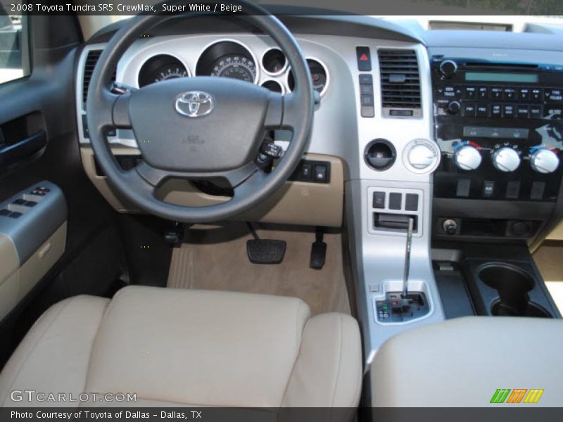 Super White / Beige 2008 Toyota Tundra SR5 CrewMax