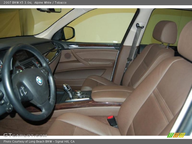 Alpine White / Tobacco 2007 BMW X5 3.0si