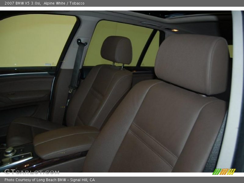 Alpine White / Tobacco 2007 BMW X5 3.0si