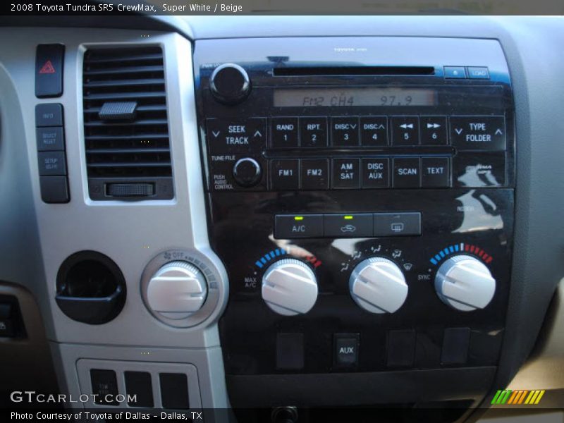 Super White / Beige 2008 Toyota Tundra SR5 CrewMax