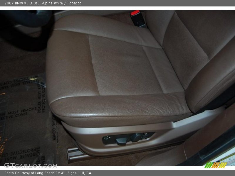 Alpine White / Tobacco 2007 BMW X5 3.0si