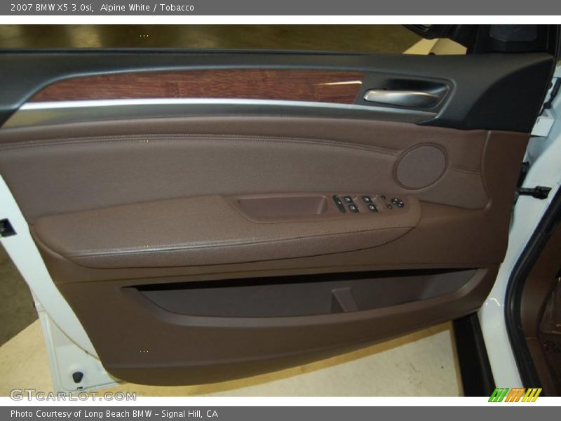 Alpine White / Tobacco 2007 BMW X5 3.0si