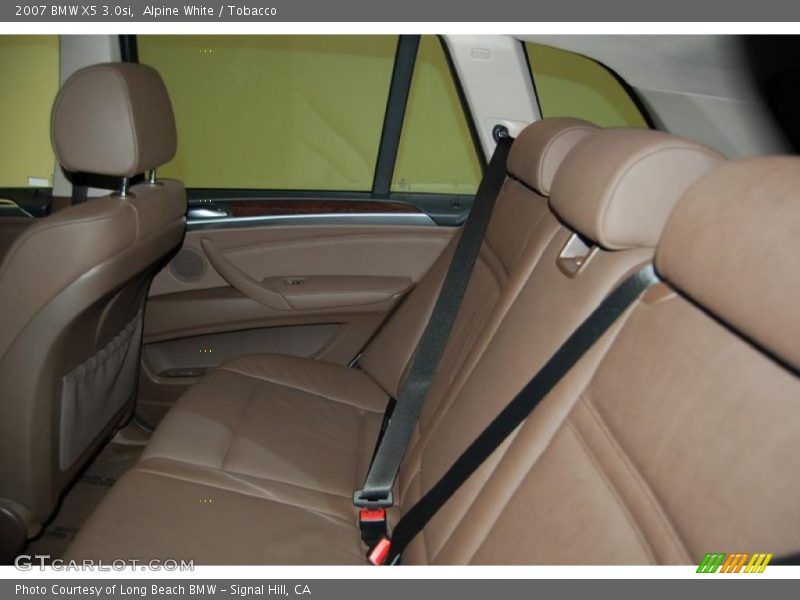 Alpine White / Tobacco 2007 BMW X5 3.0si