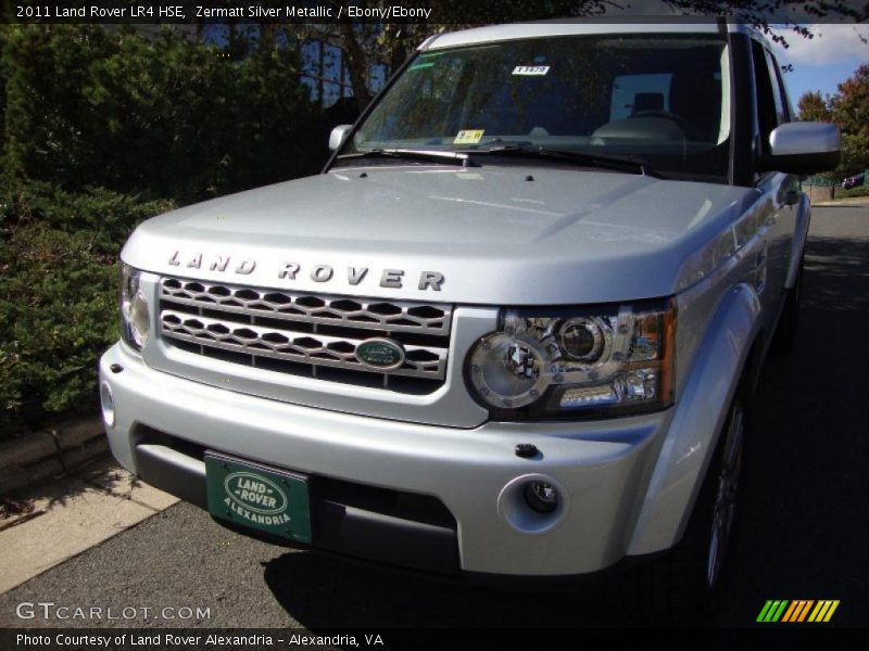 Zermatt Silver Metallic / Ebony/Ebony 2011 Land Rover LR4 HSE