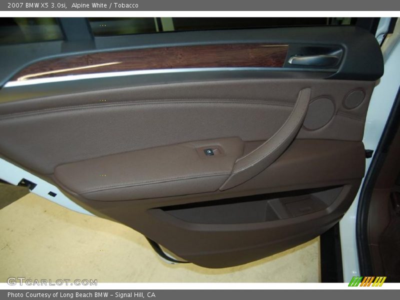 Alpine White / Tobacco 2007 BMW X5 3.0si