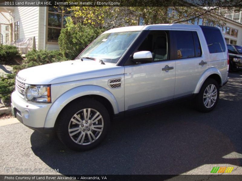 Zermatt Silver Metallic / Ebony/Ebony 2011 Land Rover LR4 HSE