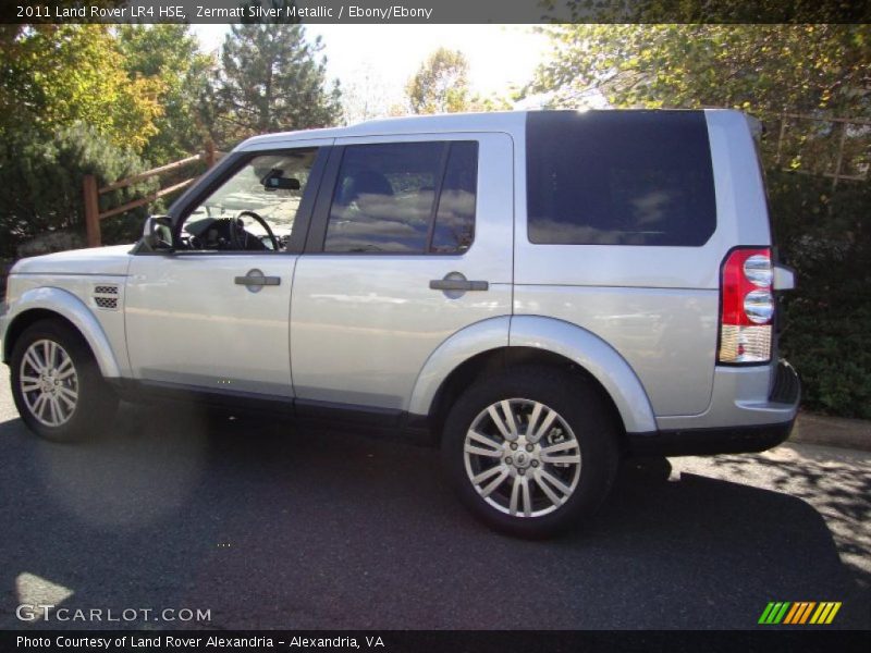 Zermatt Silver Metallic / Ebony/Ebony 2011 Land Rover LR4 HSE
