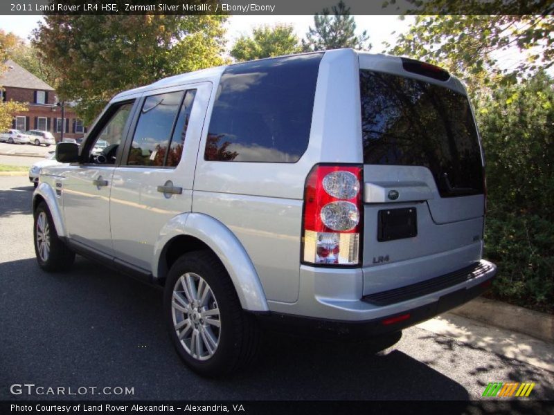 Zermatt Silver Metallic / Ebony/Ebony 2011 Land Rover LR4 HSE