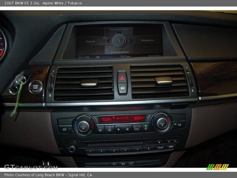 Alpine White / Tobacco 2007 BMW X5 3.0si