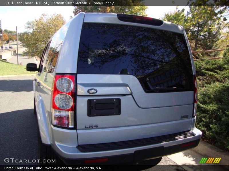 Zermatt Silver Metallic / Ebony/Ebony 2011 Land Rover LR4 HSE