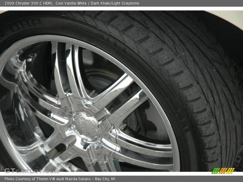 Cool Vanilla White / Dark Khaki/Light Graystone 2009 Chrysler 300 C HEMI
