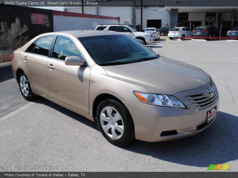 Desert Sand Metallic / Bisque 2009 Toyota Camry LE