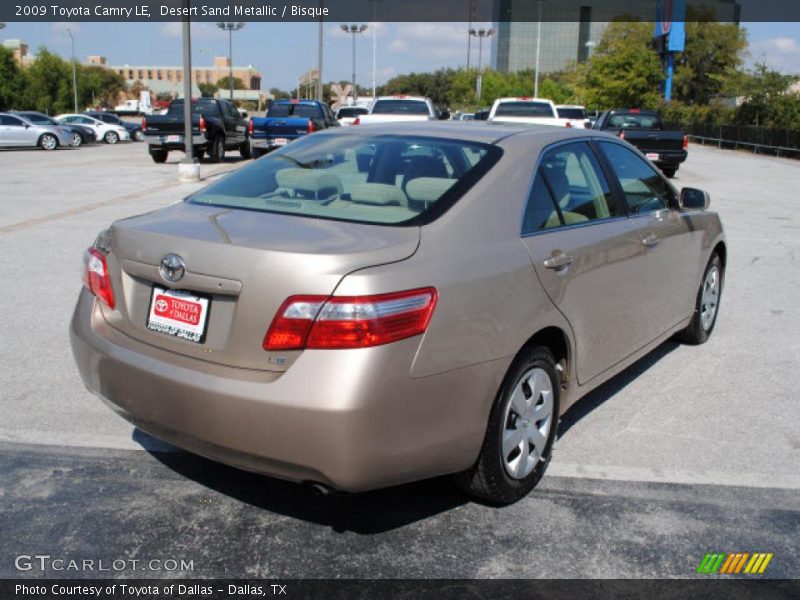 Desert Sand Metallic / Bisque 2009 Toyota Camry LE