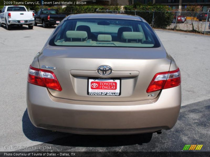 Desert Sand Metallic / Bisque 2009 Toyota Camry LE