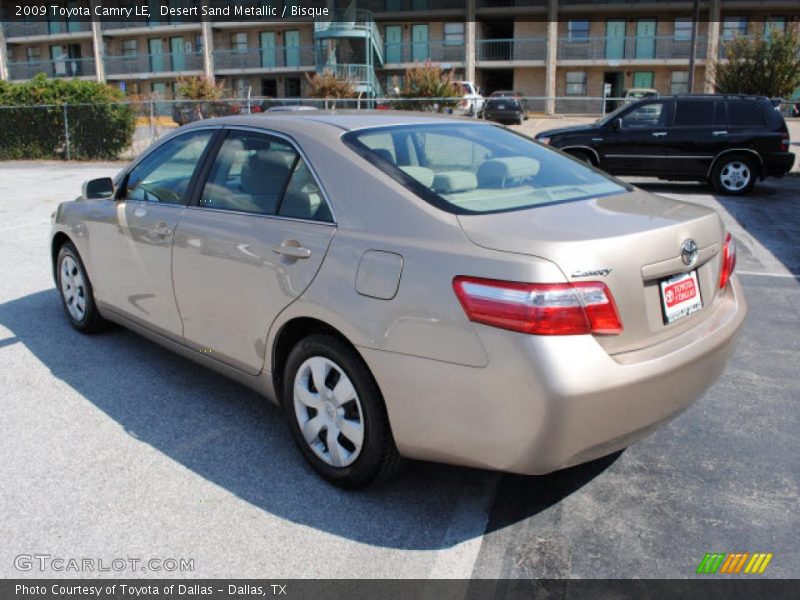 Desert Sand Metallic / Bisque 2009 Toyota Camry LE