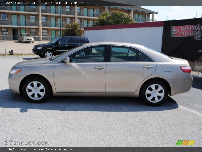 Desert Sand Metallic / Bisque 2009 Toyota Camry LE