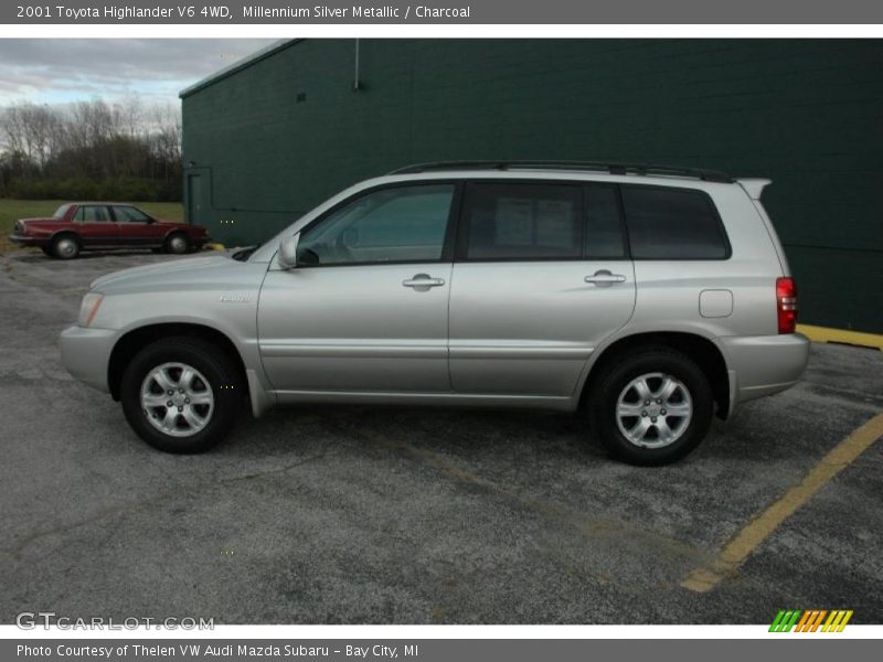 Millennium Silver Metallic / Charcoal 2001 Toyota Highlander V6 4WD