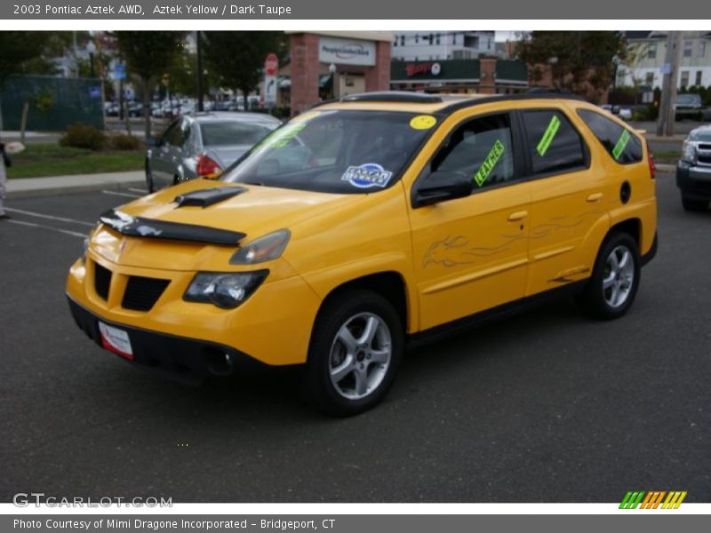 Aztek Yellow / Dark Taupe 2003 Pontiac Aztek AWD