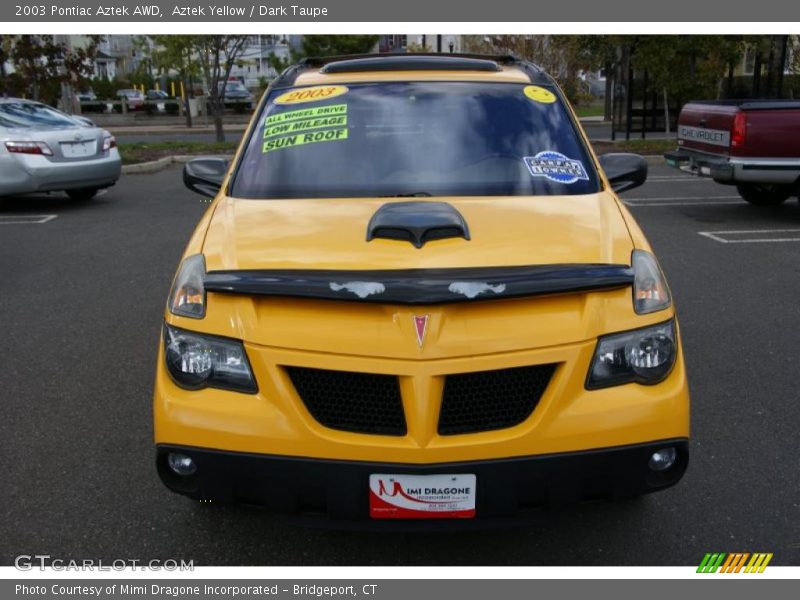 Aztek Yellow / Dark Taupe 2003 Pontiac Aztek AWD