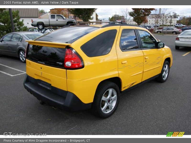 Aztek Yellow / Dark Taupe 2003 Pontiac Aztek AWD