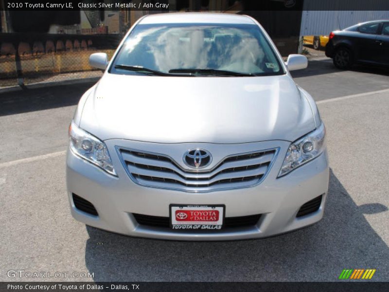 Classic Silver Metallic / Ash Gray 2010 Toyota Camry LE