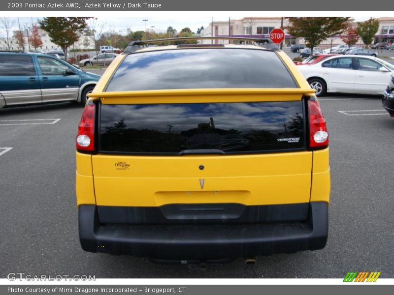 Aztek Yellow / Dark Taupe 2003 Pontiac Aztek AWD