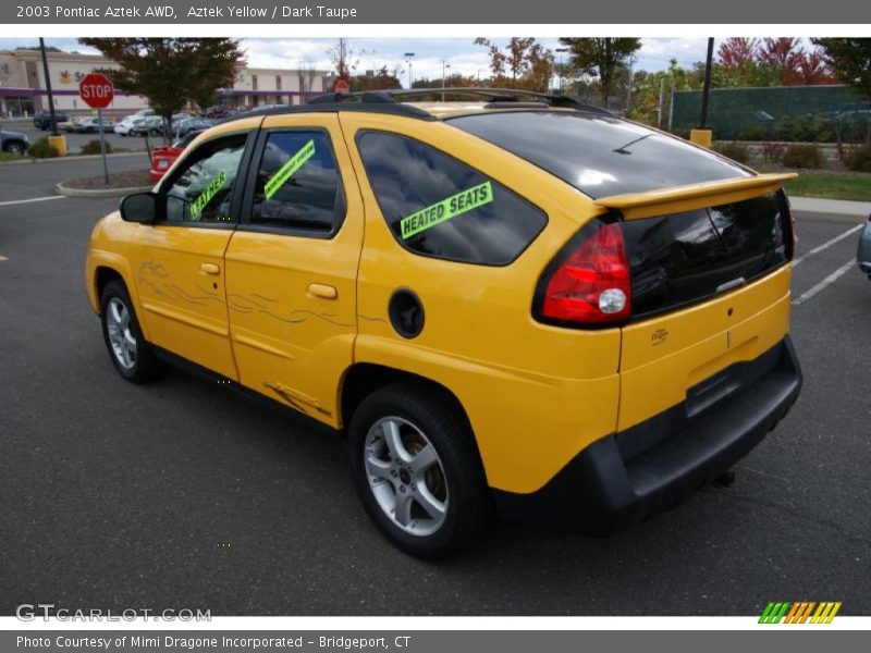 Aztek Yellow / Dark Taupe 2003 Pontiac Aztek AWD