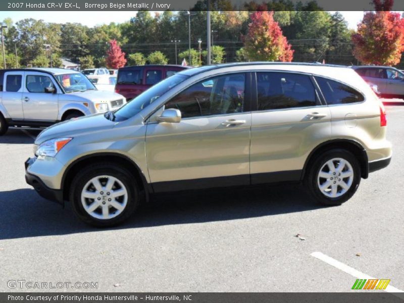 Borrego Beige Metallic / Ivory 2007 Honda CR-V EX-L