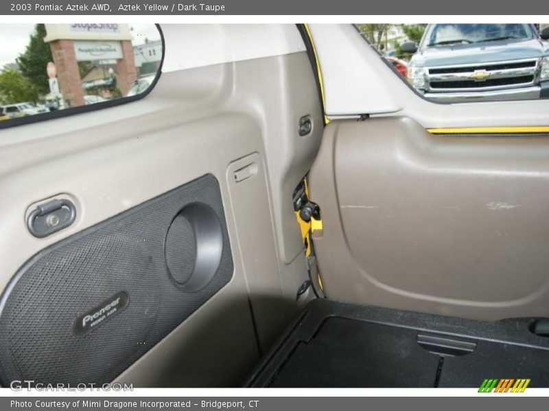 Aztek Yellow / Dark Taupe 2003 Pontiac Aztek AWD