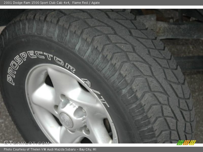 Flame Red / Agate 2001 Dodge Ram 1500 Sport Club Cab 4x4