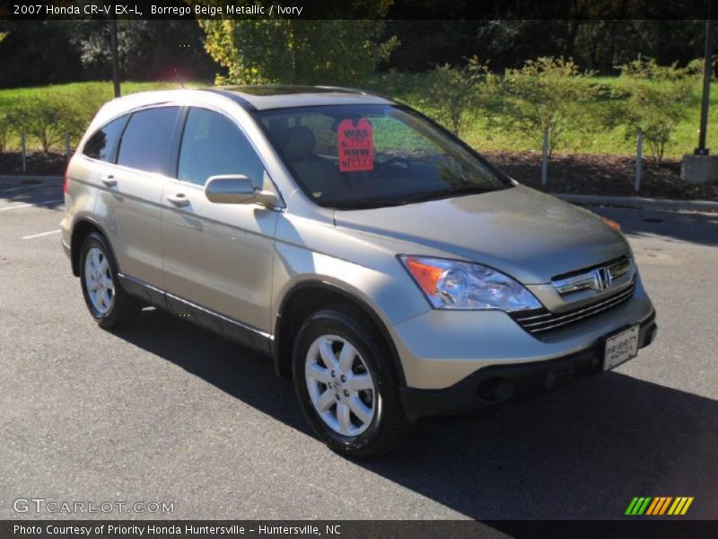 Borrego Beige Metallic / Ivory 2007 Honda CR-V EX-L
