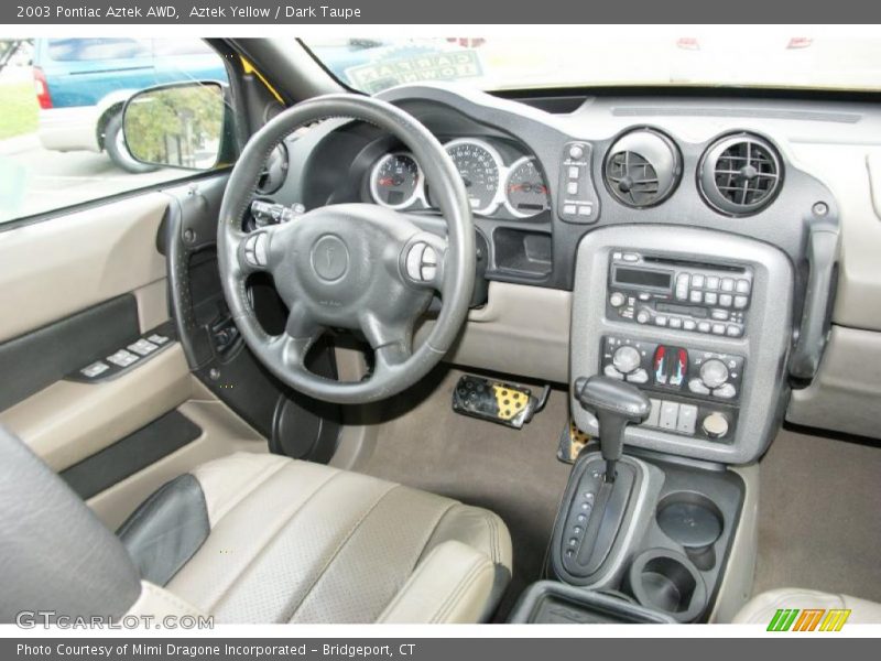 Dashboard of 2003 Aztek AWD