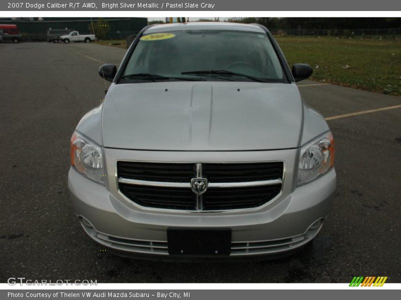 Bright Silver Metallic / Pastel Slate Gray 2007 Dodge Caliber R/T AWD