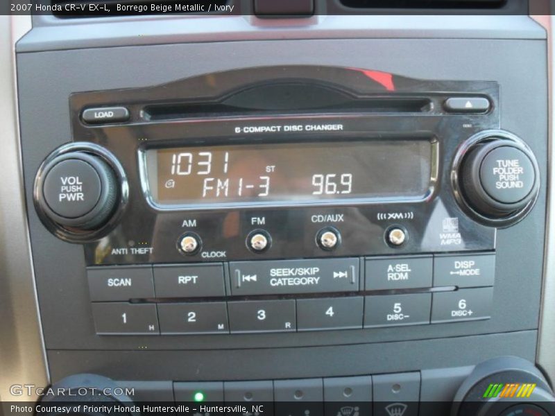 Borrego Beige Metallic / Ivory 2007 Honda CR-V EX-L