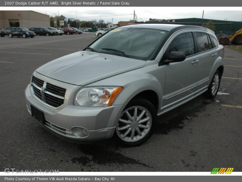 Bright Silver Metallic / Pastel Slate Gray 2007 Dodge Caliber R/T AWD