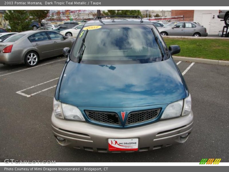 Dark Tropic Teal Metallic / Taupe 2003 Pontiac Montana