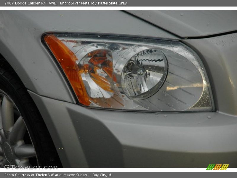 Bright Silver Metallic / Pastel Slate Gray 2007 Dodge Caliber R/T AWD