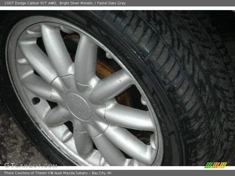 Bright Silver Metallic / Pastel Slate Gray 2007 Dodge Caliber R/T AWD