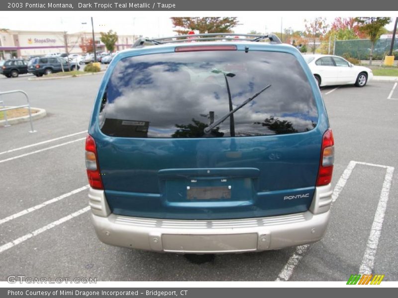 Dark Tropic Teal Metallic / Taupe 2003 Pontiac Montana
