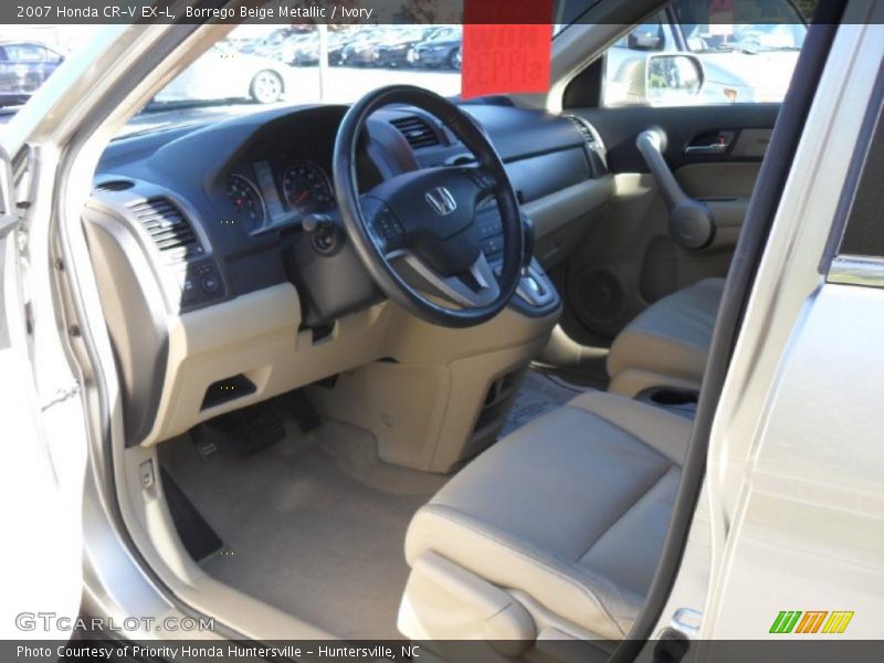Borrego Beige Metallic / Ivory 2007 Honda CR-V EX-L