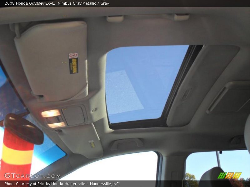 Nimbus Gray Metallic / Gray 2008 Honda Odyssey EX-L