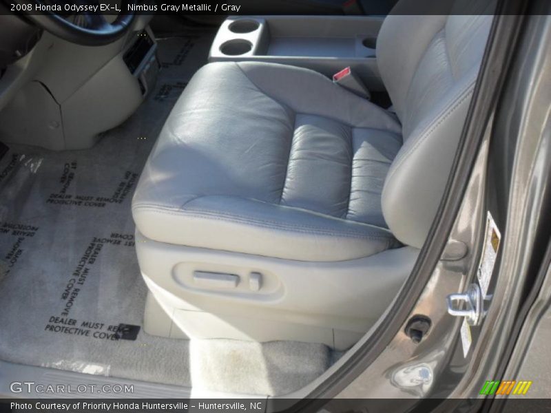 Nimbus Gray Metallic / Gray 2008 Honda Odyssey EX-L
